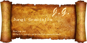 Jungi Graciella névjegykártya